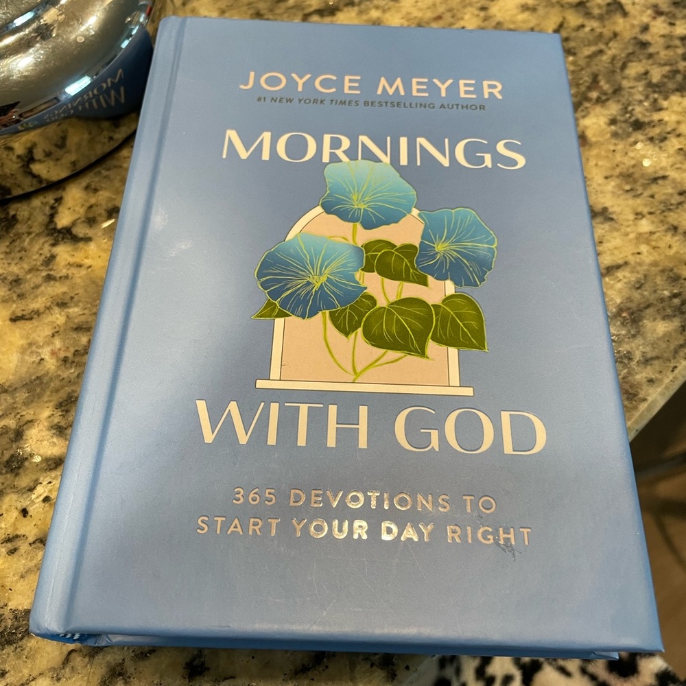 Light Blue Inspirational Book with Daily Devotions